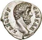 Aelius. Silver Denarius (3.29 g), Caesar, AD 136-138.. EF