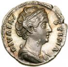 Divus Antoninus Pius. Silver Denarius (3.2 g), died AD 161.. EF