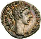 Commodus. Silver Denarius (3.3 g), AD 177-192.. EF