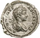 Caracalla. Silver Denarius (2.9 g), as Caesar, AD 196-198.. EF