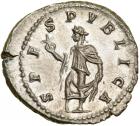 Diadumenian. Silver Denarius (3.21 g), as Caesar, AD 217-218.. EF - 2