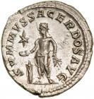 Elagabalus. Silver Denarius (3.1 g), AD 218-222.. EF - 2