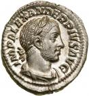 Severus Alexander. Silver Denarius (3.9 g), AD 222-235.. MS