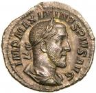 Maximinus I 'Thrax'. Silver Denarius (3.3 g), AD 235-238.. EF