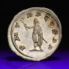 Gordian I Africanus. Silver Denarius (3.19 g), AD 238.. AU - 2