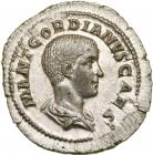 Gordian III. Silver Denarius (2.94 g), as Caesar, AD 238.. AU