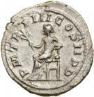 Gordian III. Silver Denarius (3.1 g), AD 238-244.. EF - 2