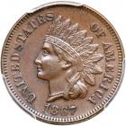 1867 Indian Head Cent. PCGS MS62