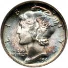 1945-S Mercury Dime. Microscopic mint mark. NGC MS67