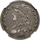 1836 Capped Bust Quarter Dollar. NGC VF35