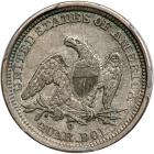 1840-O Liberty Seated Quarter Dollar. Drapery. PCGS EF45 - 2