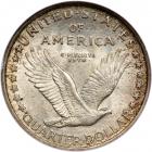 1917 Liberty Standing Quarter Dollar. Type 1. NGC MS64 - 2