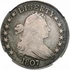 1807 Draped Bust Half Dollar. NGC F12