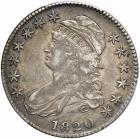 1820 Capped Bust Half Dollar. Curl base 2, small date. PCGS VF35