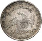 1820 Capped Bust Half Dollar. Curl base 2, small date. PCGS VF35 - 2