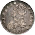 1824 Capped Bust Half Dollar. PCGS EF40