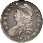 1824 Capped Bust Half Dollar. ANACS VF35