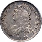 1825 Capped Bust Half Dollar. PCGS EF45