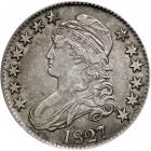 1827 Capped Bust Half Dollar. Square base 2. PCGS EF40