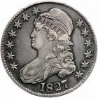 1827 Capped Bust Half Dollar. Square base 2. PCGS EF40