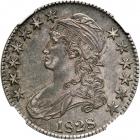 1828 Capped Bust Half Dollar. Square base 2, small 8's, large letters. NGC EF45