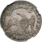 1828 Capped Bust Half Dollar. Square base 2, small 8's, large letters. NGC EF45 - 2