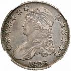 1828 Capped Bust Half Dollar. Square base 2, small 8's, large letters. NGC EF40