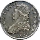 1829/7 Capped Bust Half Dollar. PCGS AU50