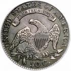 1830 Capped Bust Half Dollar. Small 0. PCGS EF45 - 2