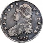 1830 Capped Bust Half Dollar. Small 0. PCGS VF35