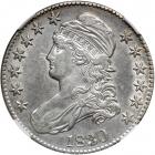 1830 Capped Bust Half Dollar. Large 0. NGC EF45