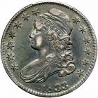 1833 Capped Bust Half Dollar. PCGS AU50