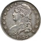 1833 Capped Bust Half Dollar. PCGS EF45