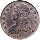 1834 Capped Bust Half Dollar. Large date and letters. PCGS EF40