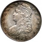 1834 Capped Bust Half Dollar. Large date, small letters. PCGS AU53