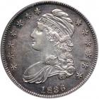 1836 Capped Bust Half Dollar. Lettered edge. PCGS AU53