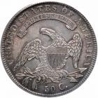 1836 Capped Bust Half Dollar. Lettered edge. PCGS AU53 - 2