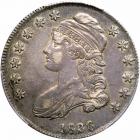 1836 Capped Bust Half Dollar. Lettered edge. PCGS EF45