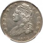 1836 Capped Bust Half Dollar. Lettered edge. NGC EF45