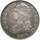 1836 Capped Bust Half Dollar. Lettered edge. PCGS EF40