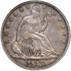 1845 Liberty Seated Half Dollar. NGC AU58