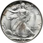 1942-D Liberty Walking Half Dollar. PCGS MS67