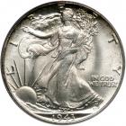 1943 Liberty Walking Half Dollar. PCGS MS67