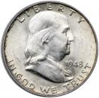 1948 Franklin Half Dollar. PCGS MS65