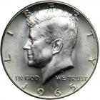 1965 Kennedy Half Dollar. PCGS MS66