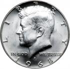 1968-D Kennedy Half Dollar. PCGS MS66