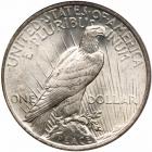 1923 Peace Dollar. NGC MS65 - 2