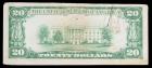 1929, $20 National Bank Note - 2