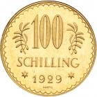 Austria. 100 Schillings, 1929. AU - 2
