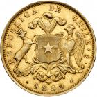 Chile. 10 Pesos, 1859. VF - 2